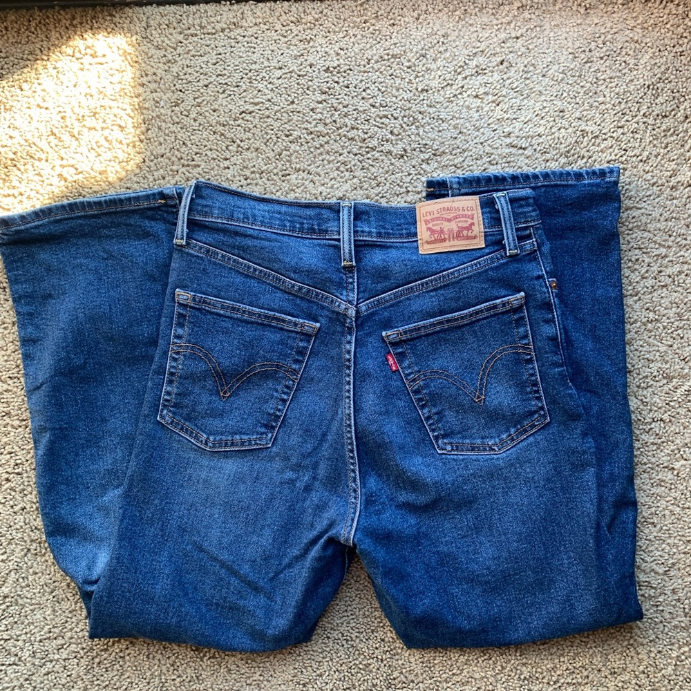 LEVIS - High Waist Ribcage Straight Leg Jeans